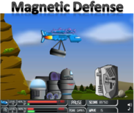 Magnetic Defense - Action Games. BeFrOG.net - Only The Best Free Online Games!
