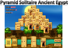 Pyramid Solitaire Ancient Egypt - Board and Card Games. BeFrOG.net - Only The Best Free Online Games!