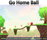 Go Home Ball - Puzzle Games. BeFrOG.net - Only The Best Free Online Games!