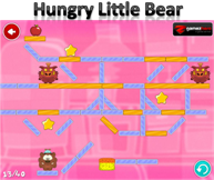Hungry Little Bear - Puzzle Games. BeFrOG.net - Only The Best Free Online Games!