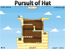 Pursuit of Hat - Puzzle Games. BeFrOG.net - Only The Best Free Online Games!