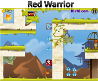 Red Warrior - Puzzle Games. BeFrOG.net - Only The Best Free Online Games!