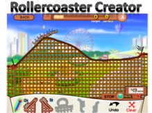 Rollercoaster Creator - Puzzle Games. BeFrOG.net - Only The Best Free Online Games!