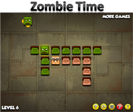 Zombie Time - Puzzle Games. BeFrOG.net - Only The Best Free Online Games!