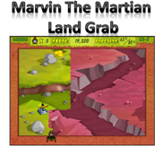 Marvin The Martian Land Grab - Strategy Games. BeFrOG.net - Only The Best Free Online Games!