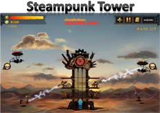 Steampunk Tower - Strategy Games. BeFrOG.net - Only The Best Free Online Games!