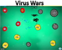 Virus Wars - Strategy Games. BeFrOG.net - Only The Best Free Online Games!